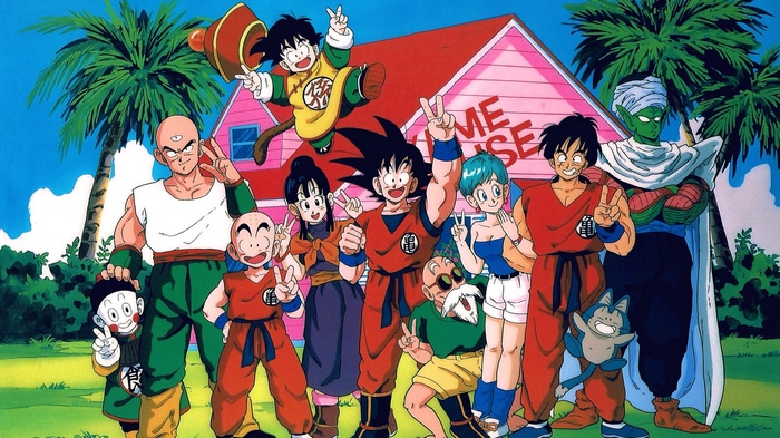 Dragon Ball Z Group at Kame House