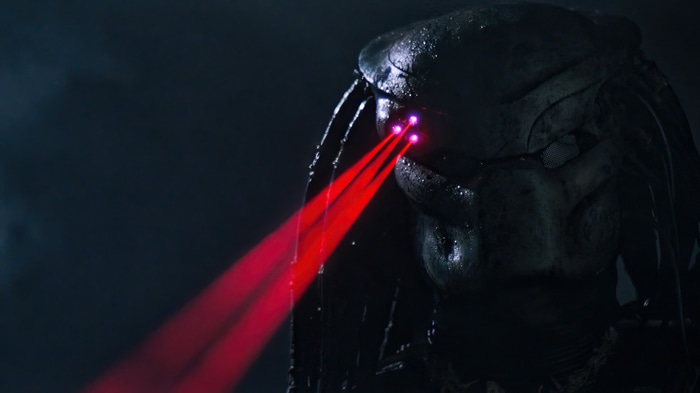 Predator with laser targeting system