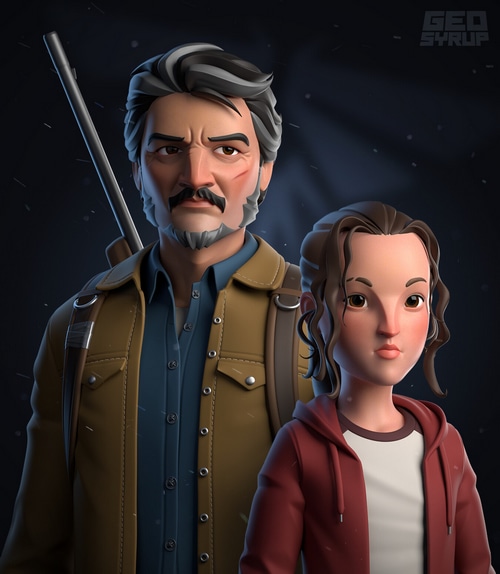 Joel Miller and Ellie Williams from The Last of Us