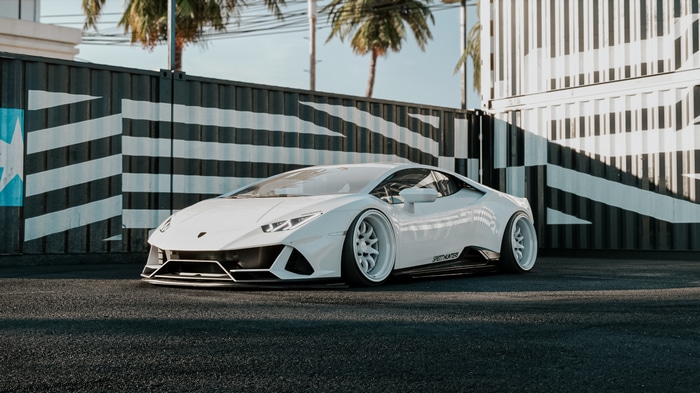 White Lamborghini Huracan by Speedhunters