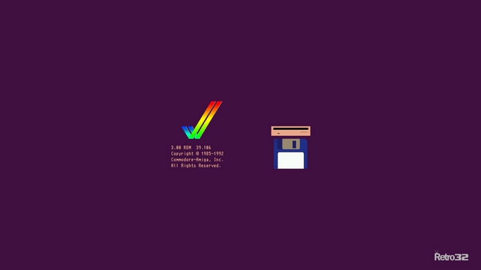 Commodore Amiga 3.88 ROM with Floppy Drive