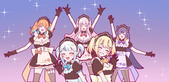 Hololive English Maid Line-up