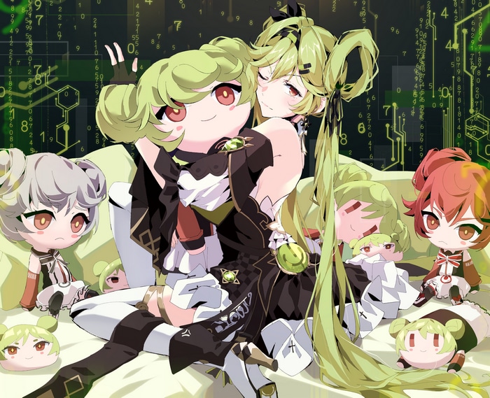 Honkai Impact 3rd Characters with Green Hair