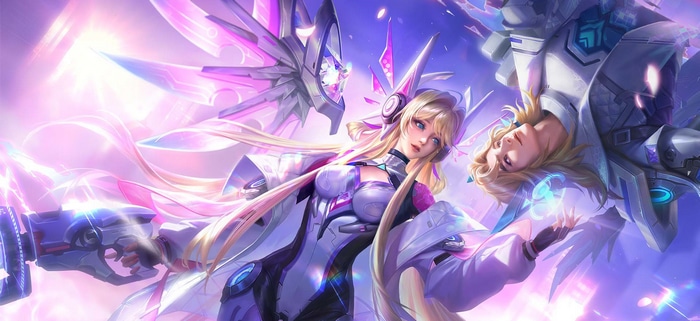 Honor of Kings: Yuji and companion with futuristic guns