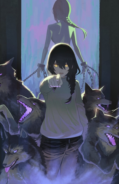 Chainsaw Man: Nayuta and her wolf companions