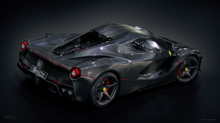 Ferrari LaFerrari Carbon Fiber Rear View