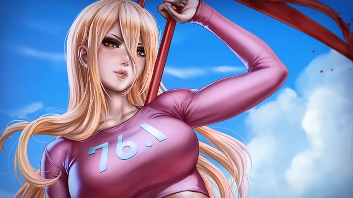 Power from Chainsaw Man with scythe