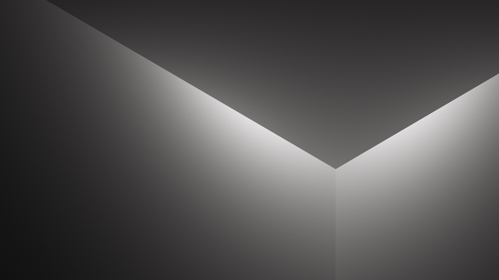4K abstract corner with white light
