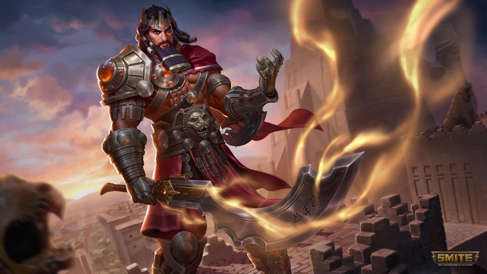 Crimson King Gilgamesh from Smite