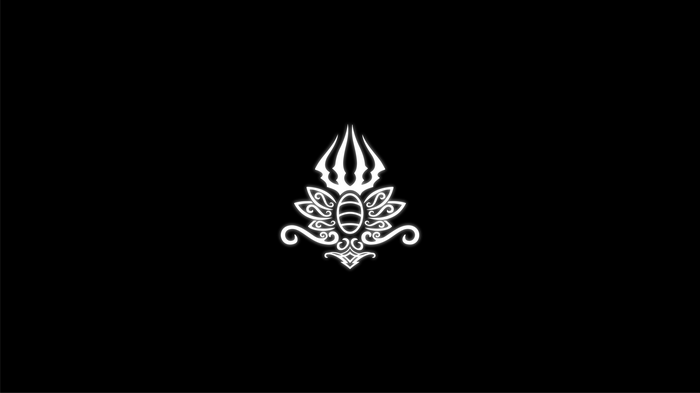Hollow Knight 4K minimalist logo