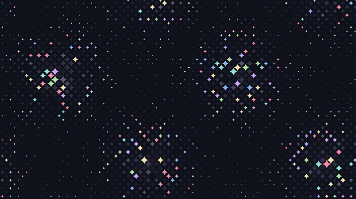 4K Dark Abstract Colorful Stars Simple Background