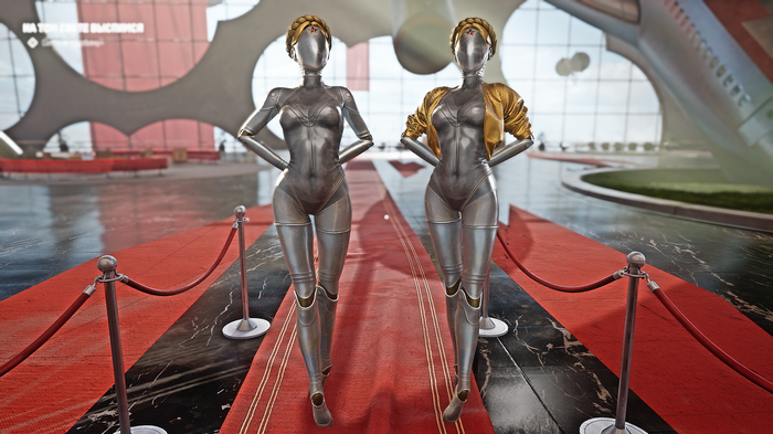 mannequin, Atomic Heart, screen shot, The Twins, HD Wallpaper | Rare ...