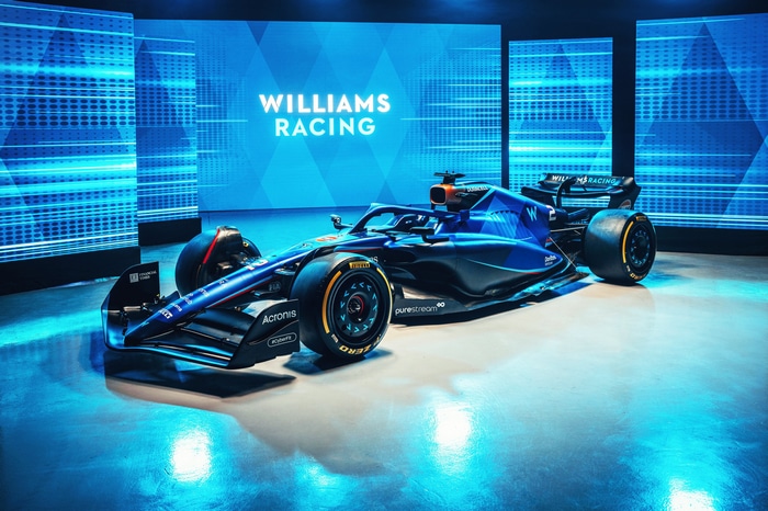 Williams Racing Formula 1 car on display