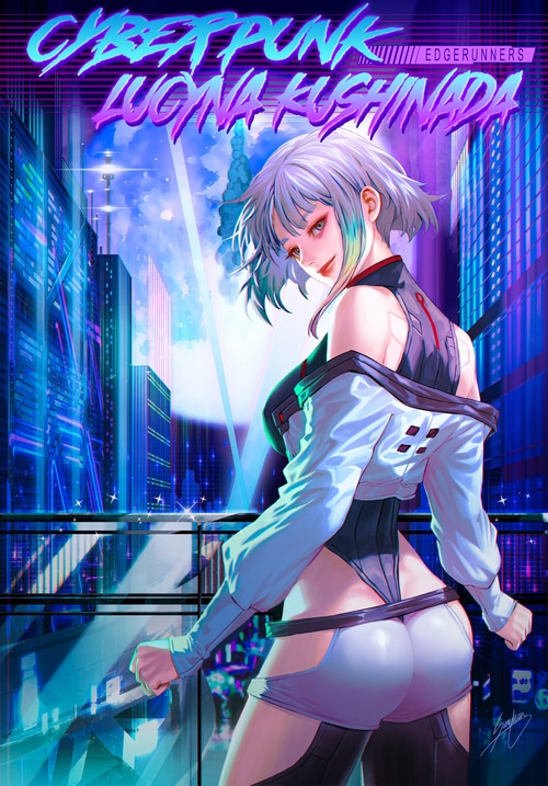 Lucyna Kushinada Cyberpunk: Edgerunners Fan Art