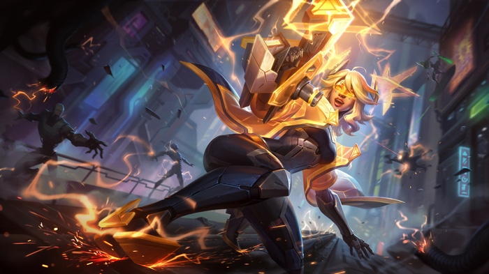 4K Zeri from League of Legends PROJECT skin
