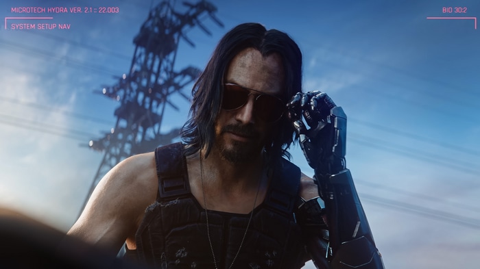 4K Johnny Silverhand in Cyberpunk 2077