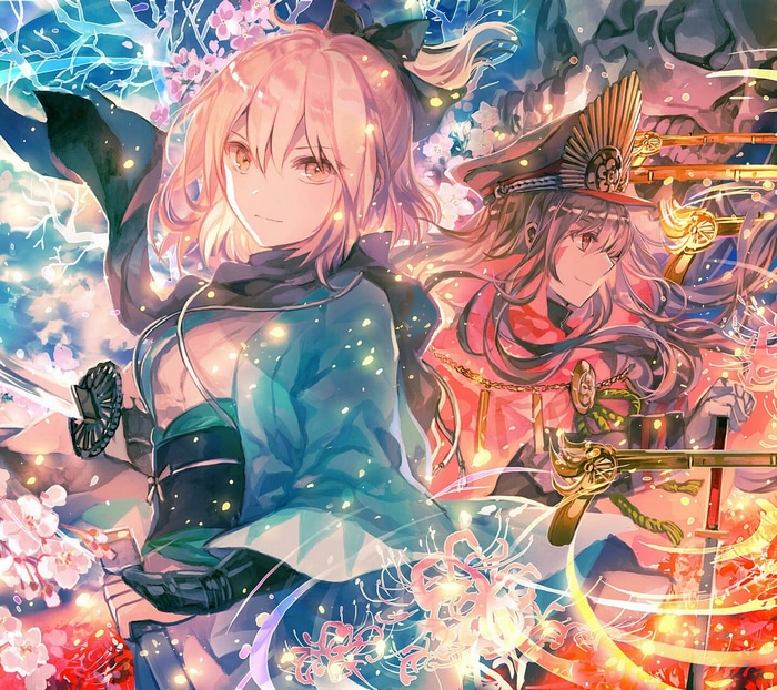 Okita Souji and Oda Nobunaga from Fate/Grand Order