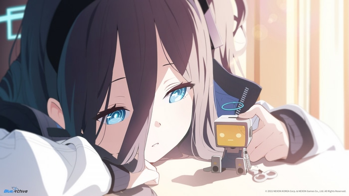 Tendou Alice and robot from Blue Archive