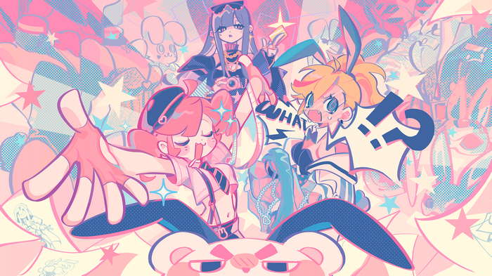 MuseDash Characters with Bunny Ears and Question Marks