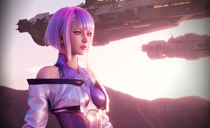 4K Lucyna Kushinada from Cyberpunk: Edgerunners