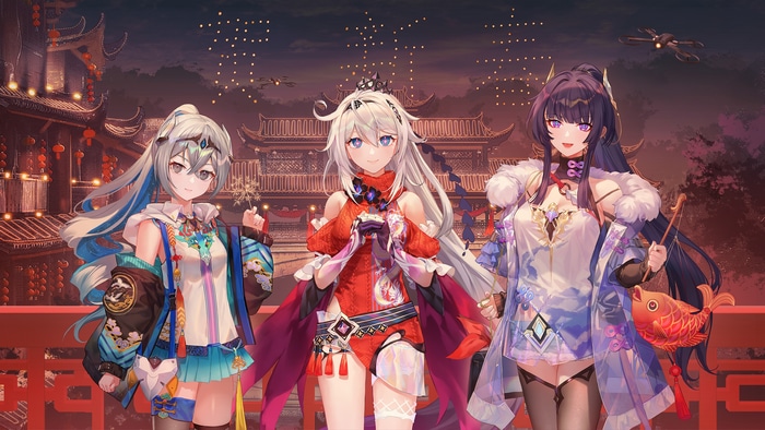 Raiden Mei, Kiana Kaslana, and Bronya Zaychik from Honkai Impact 3rd