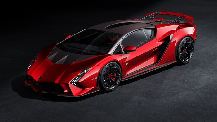 Lamborghini Invencible Red Supercar
