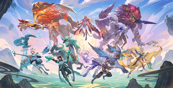 Honor of Kings Game CG with Mythical Creatures
