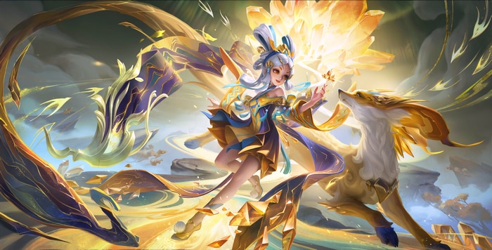 Xiao Qiao and a fox-like creature in Honor of Kings