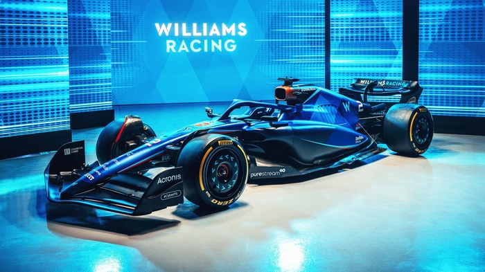 Williams Racing Formula 1 car on display