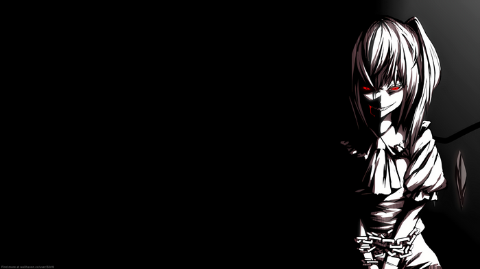 4K Flandre Scarlet with red eyes and blood