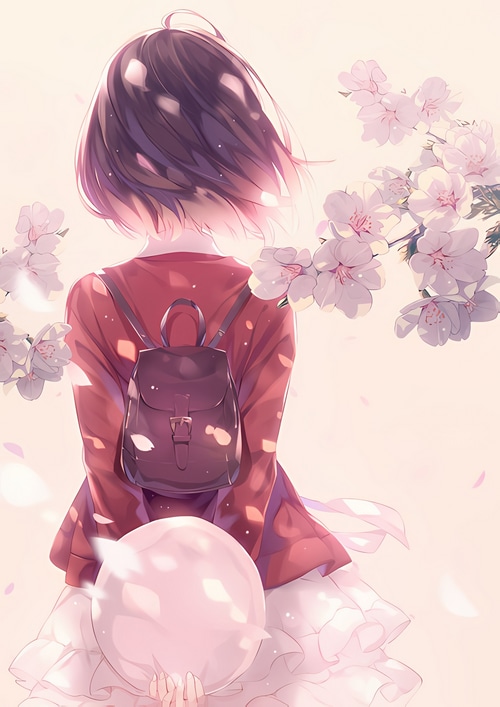 Katou Megumi from Saenai Heroine no Sodatekata with flowers