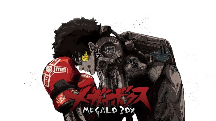 Megalobox anime poster with two boxers