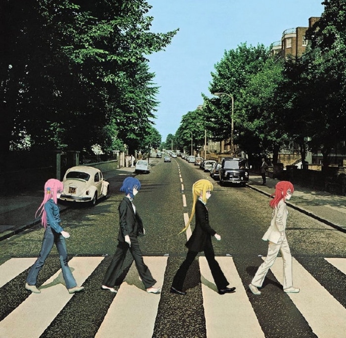 BOCCHI THE ROCK! characters on Abbey Road