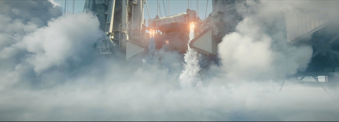 4K The Wandering Earth 2 Space Elevator Launch