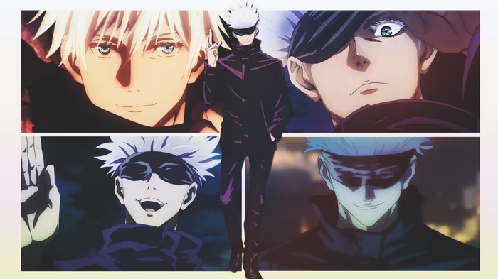 Satoru Gojo Collage from Jujutsu Kaisen