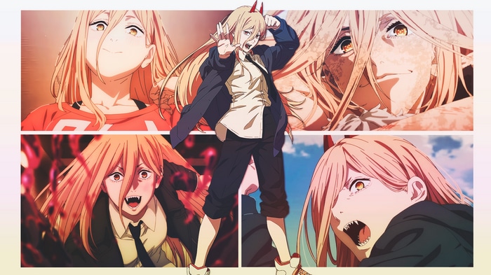 Power from Chainsaw Man collage