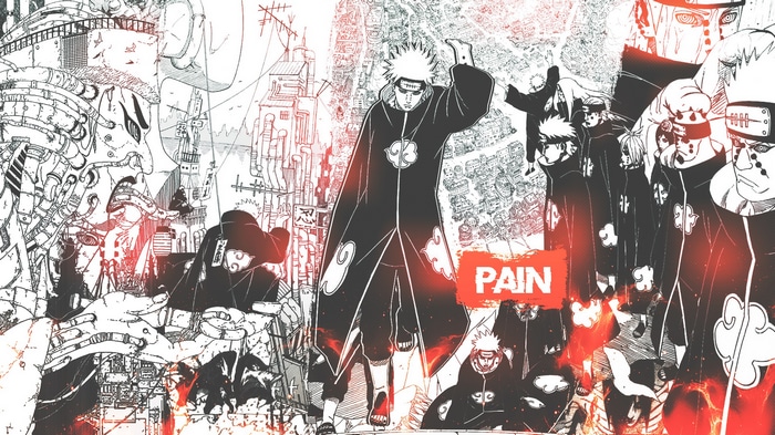 Naruto Akatsuki Pain Collage