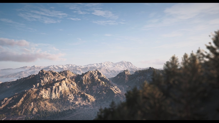 4K Mountains and Sky in Assassin's Creed: Odyssey