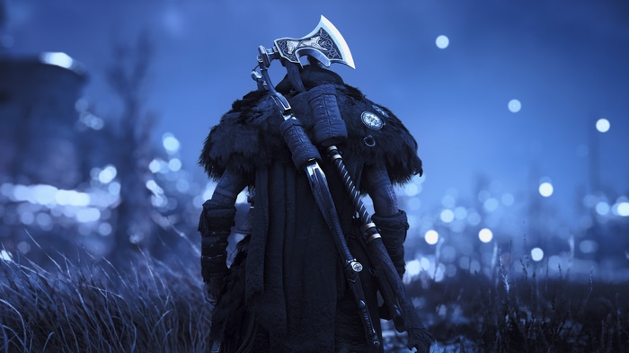 Assassin's Creed Valhalla Viking Warrior with Axes