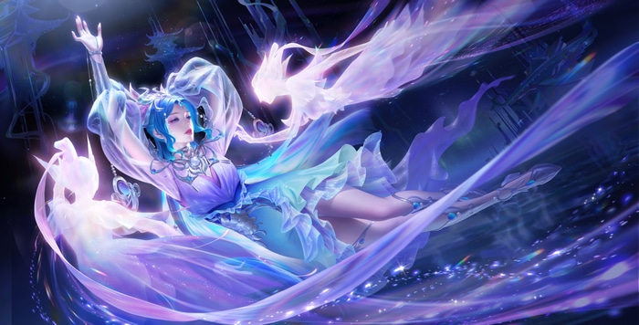4K Honor of Kings Diao Chan in Purple Dress