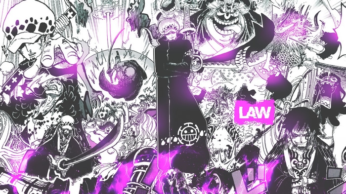 Monochrome, Collage, One Piece, Manga, Dinocozero, Anime Boys, Hd 