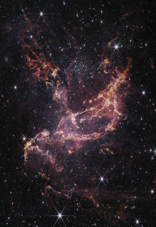 NGC 346 Emission Nebula in the Small Magellanic Cloud