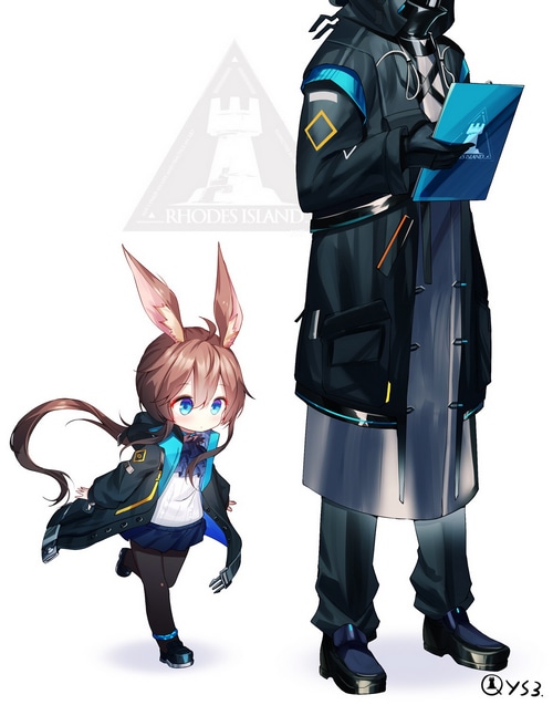 Amiya and Doctor from Arknights
