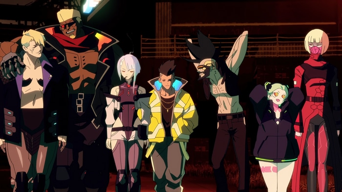 Cyberpunk: Edgerunners characters in 4K