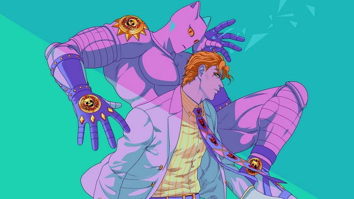 Yoshikage Kira and Killer Queen from JoJo's Bizarre Adventure