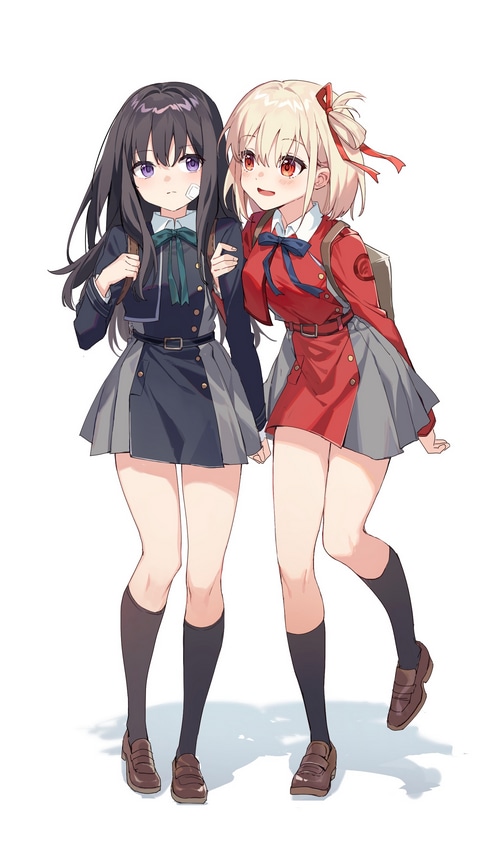 Nishikigi Chisato and Inoue Takina from Lycoris Recoil