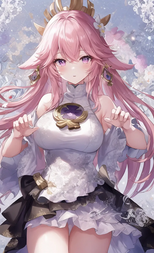 Yae Miko from Genshin Impact fan art