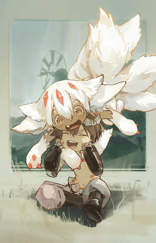 Faputa and Regu from Made in Abyss