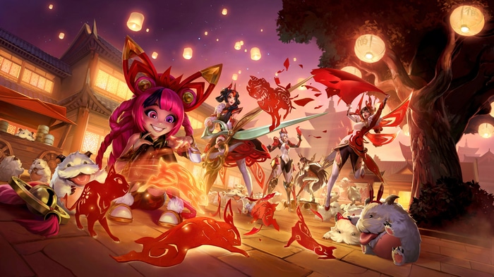 League of Legends Mythmaker Gwen, Camille, and Caitlyn