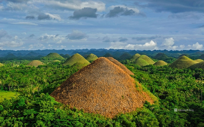 Chocolate Hills in Bohol, Philippines